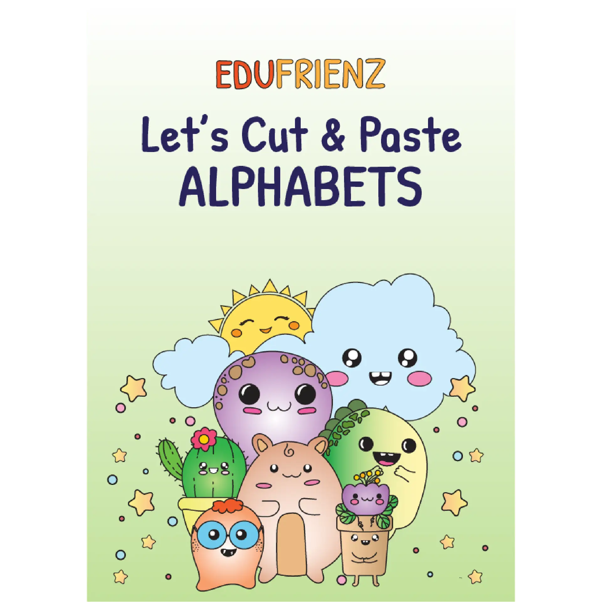 Let’s Learn Alphabets (Cut & Paste Activity) – Digital Printable 1 LETS CUT AND PASTE ALPHABETS 1
