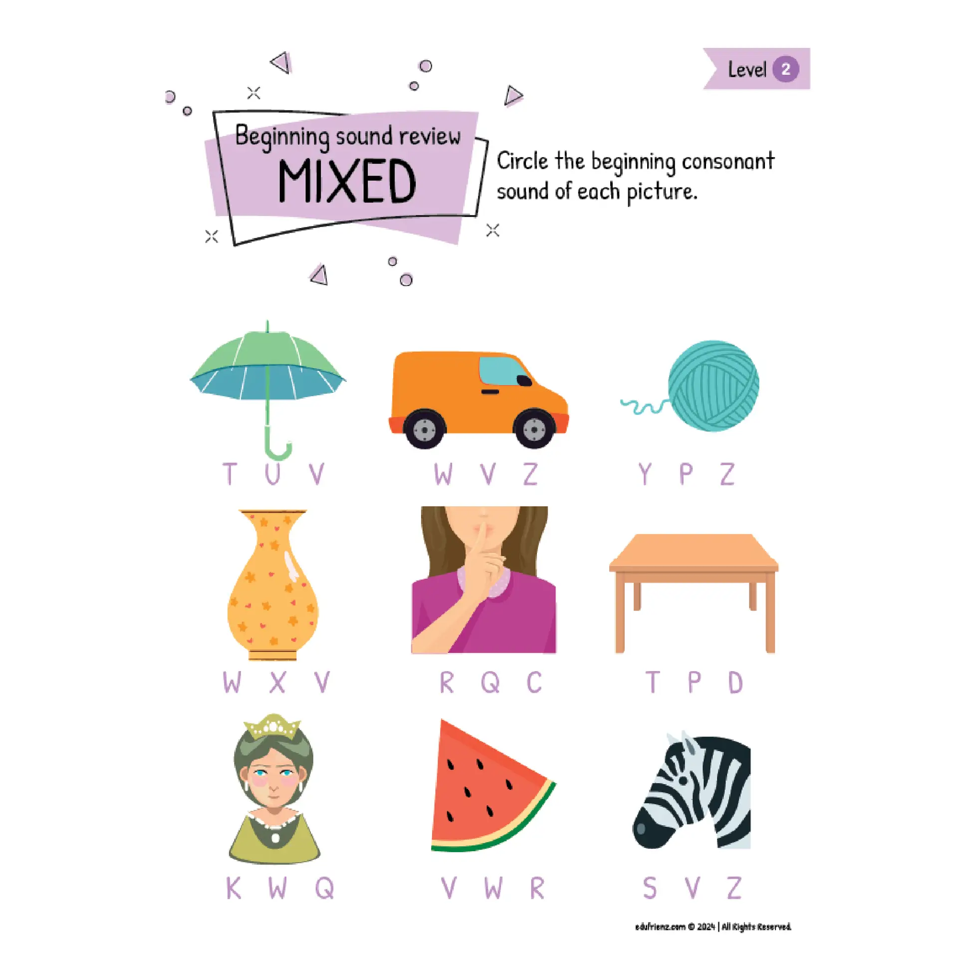 Lets Learn Phonics (Level 2) - Digital Printable 4 PHONICS LEVEL 2 4