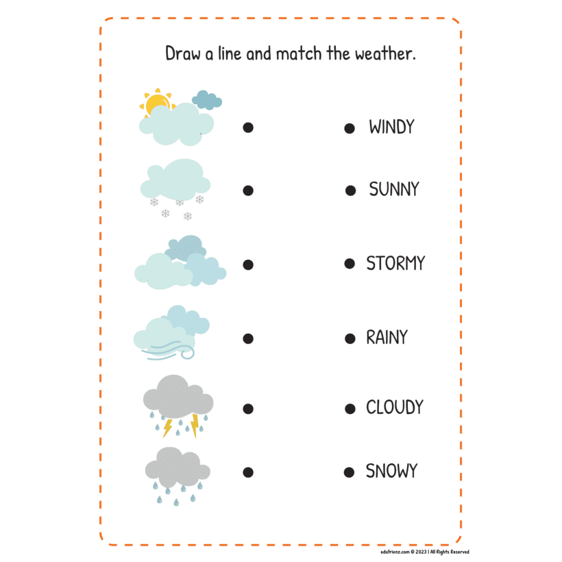 Learning about Weather and Seasons Worksheets - Activities Digital Printable 4 Edu Weather and Seasons 04