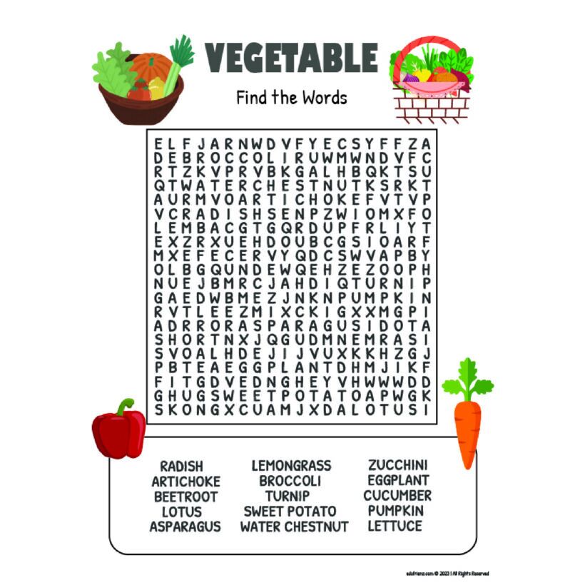 Game Activities Worksheet - Word Search Digital Printable (6-7 years old) 2 Game Activities Worksheet - Word Search Digital Printable (6-7 years old) - Image 2