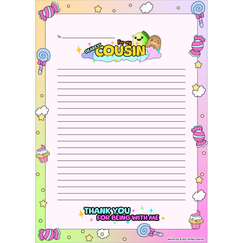 Children Theme Worksheets – My Relatives Letters Digital Printable 4 Children Theme Worksheets – My Relatives Letters Digital Printable - Image 4