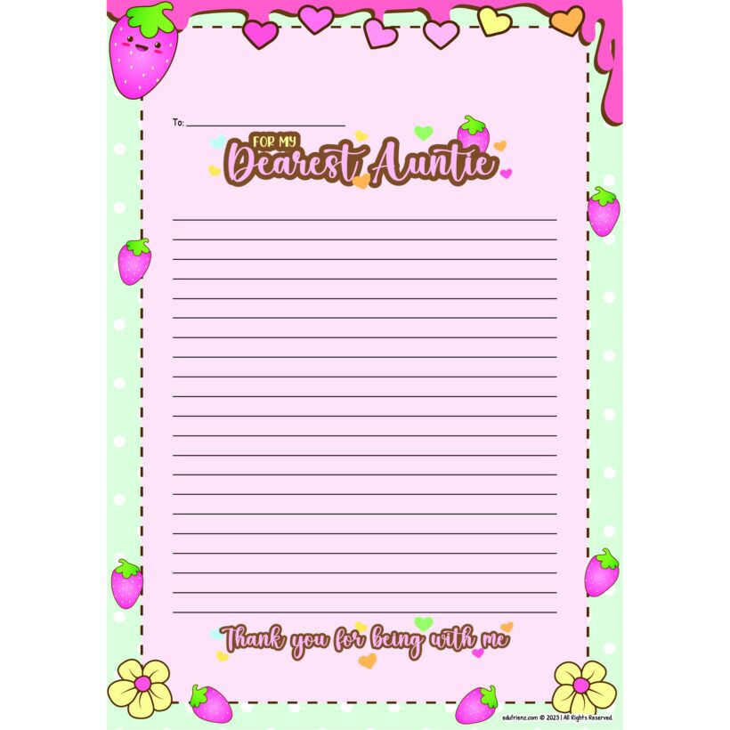 Children Theme Worksheets – My Relatives Letters Digital Printable 3 Children Theme Worksheets – My Relatives Letters Digital Printable - Image 3
