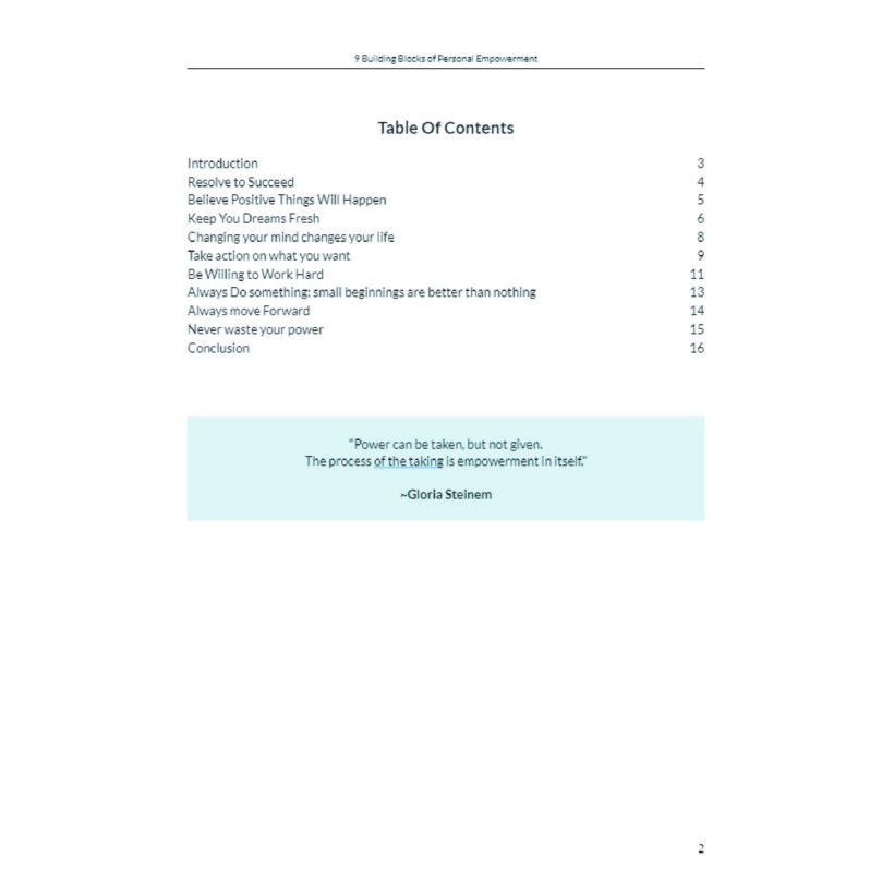 9 Building Blocks of Personal Empowerment 2 9 Building Blocks of Personal Empowerment - Image 2