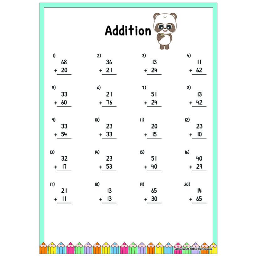 Learn About Addition - 6-7 years old - Digital Printable 2 Learn About Addition - 6-7 years old - Digital Printable - Image 2