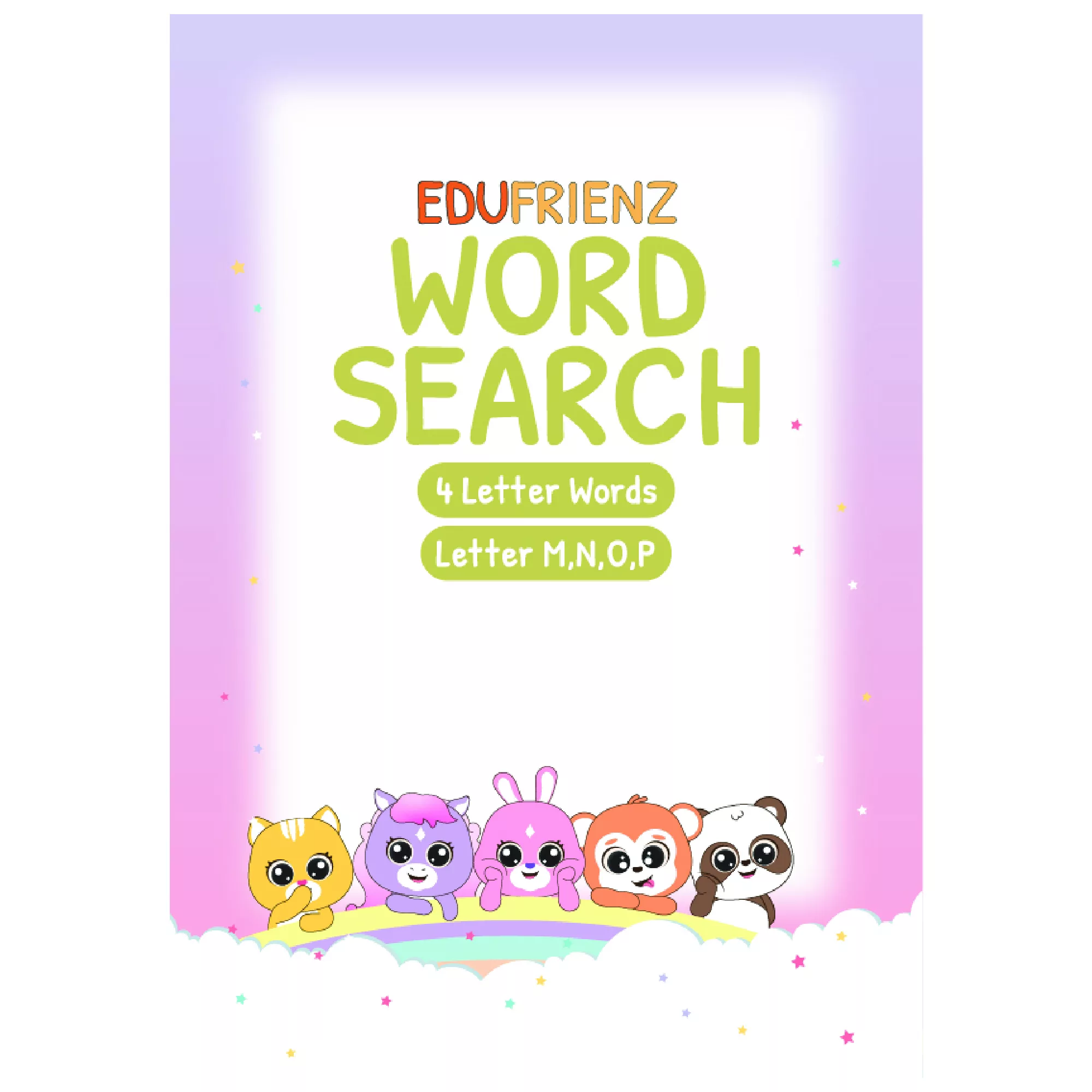 Game Activities Worksheet - Word Search 4 letters - Letter M to P - Digital Printable 1 4 Letter Words Search Letter MNOP 1 jpg