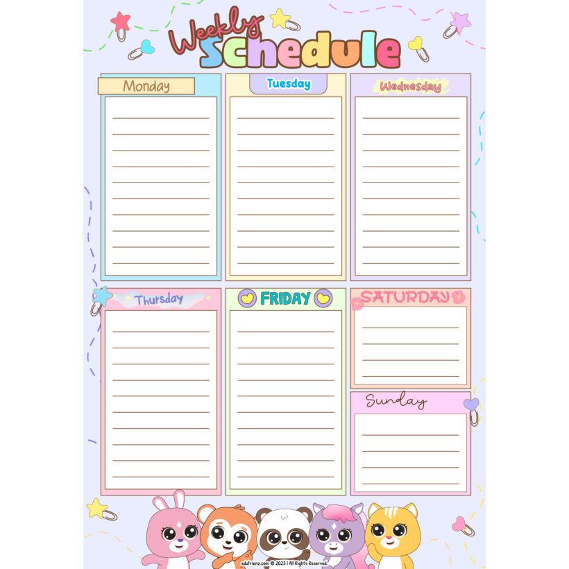 Spark Frienz Notebook Digital Printable 2 Edu SPARK Stationery Notebook 2 3