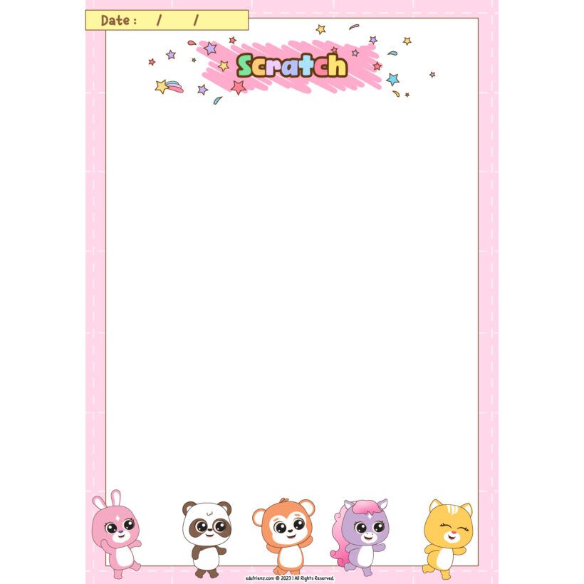 Spark Frienz Notebook Digital Printable 3 Edu SPARK Stationery Notebook 2 4