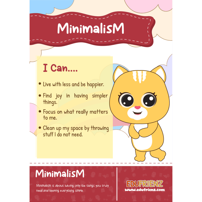 SEL Minimalism A Colorful & Engaging Digital Poster for Kids 1 EDU SPARK SEL POSTER MINIMALISM