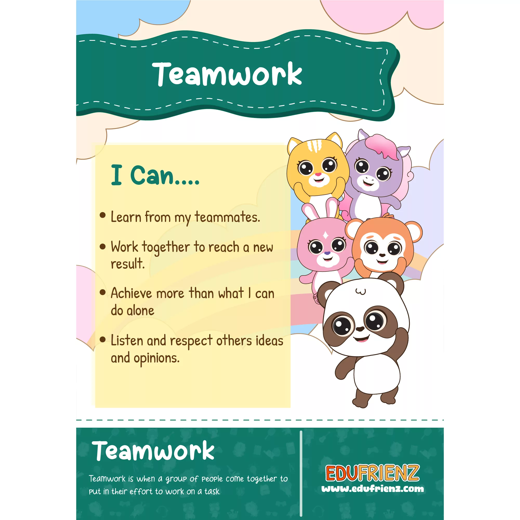SEL Team Work A Colorful & Engaging Digital Poster for Kids 1 EDU SPARK SEL POSTER TEAMWORK jpg