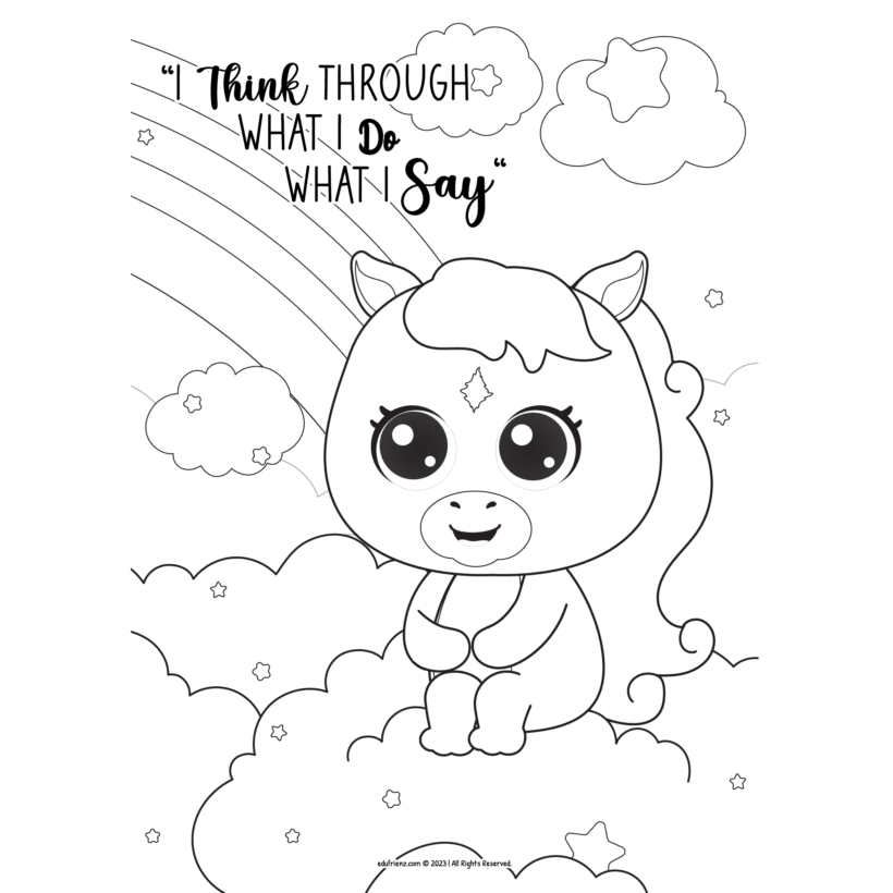 Affirmation Colouring Edition - Inspiring Responsible Decision Making Affirmation Quotes 4 Edu SPARK Colouring AFFIRMATION Decision Making 02