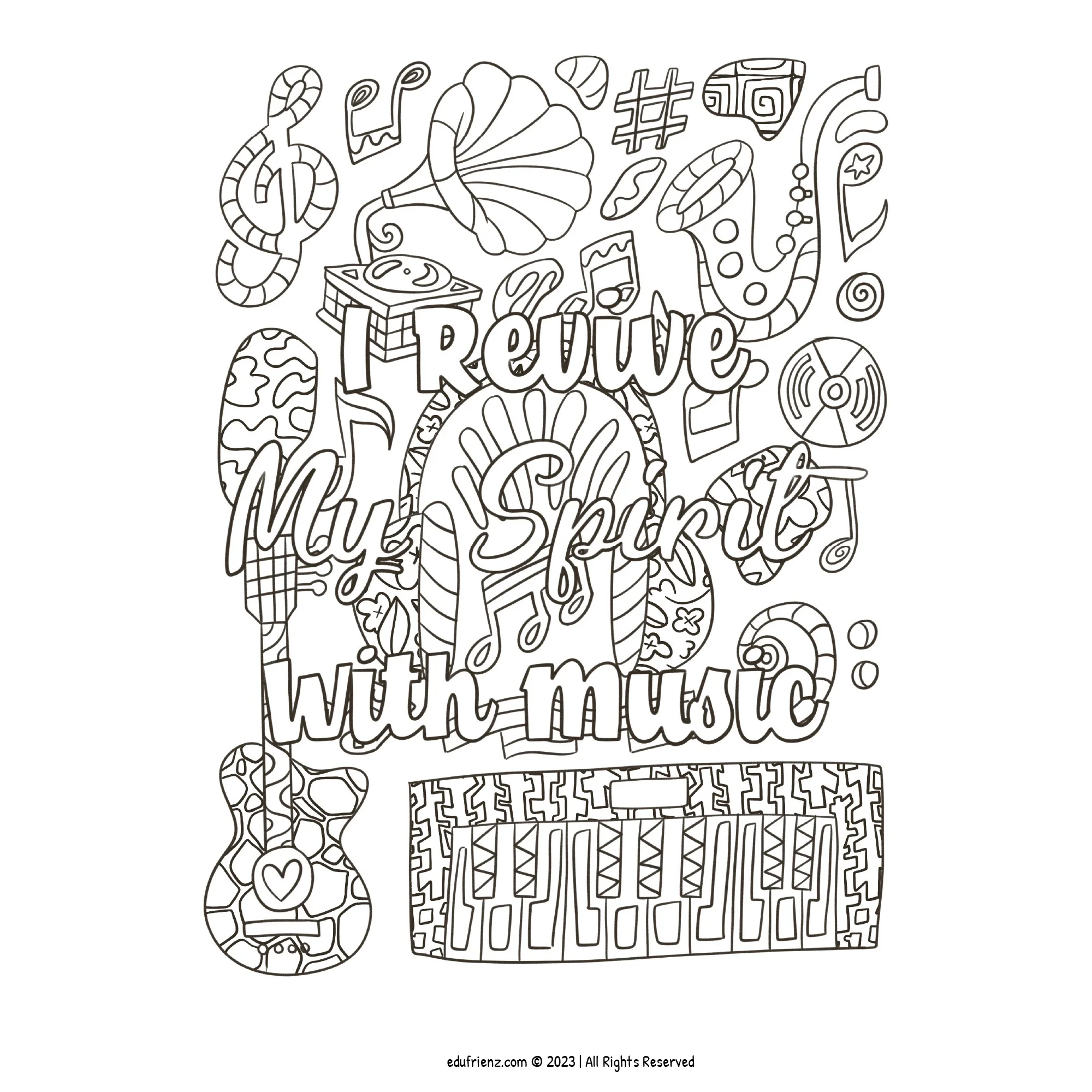Printable Mandala Coloring Pages - Motivational Affirmations Vol 2 Digital Printable 4 Edu Motivational Affirmations Vol 2 3