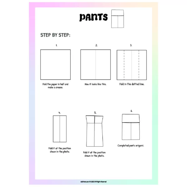 Origami Fun Objects Digital Printable Vol.2 4 Origami Vol.2 Fun Objects 2 600x600 1