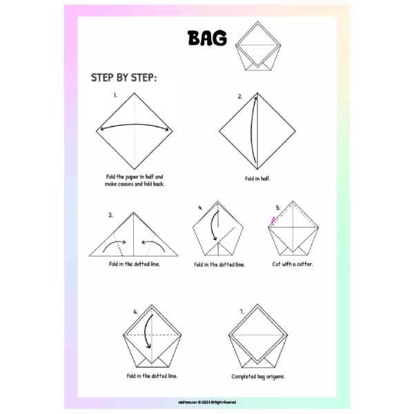 Origami Fun Objects Digital Printable Vol.2 2 Origami Vol.2 Fun Objects 3 600x600 1