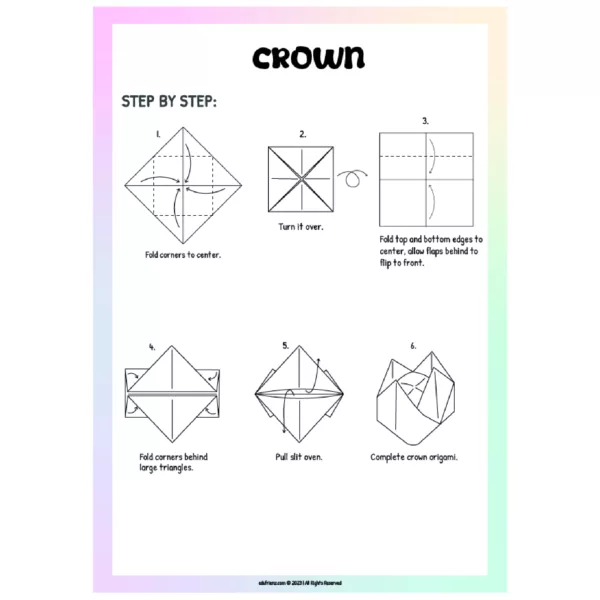 Origami Fun Objects Digital Printable Vol.2 3 Origami Vol.2 Fun Objects 4 600x600 1