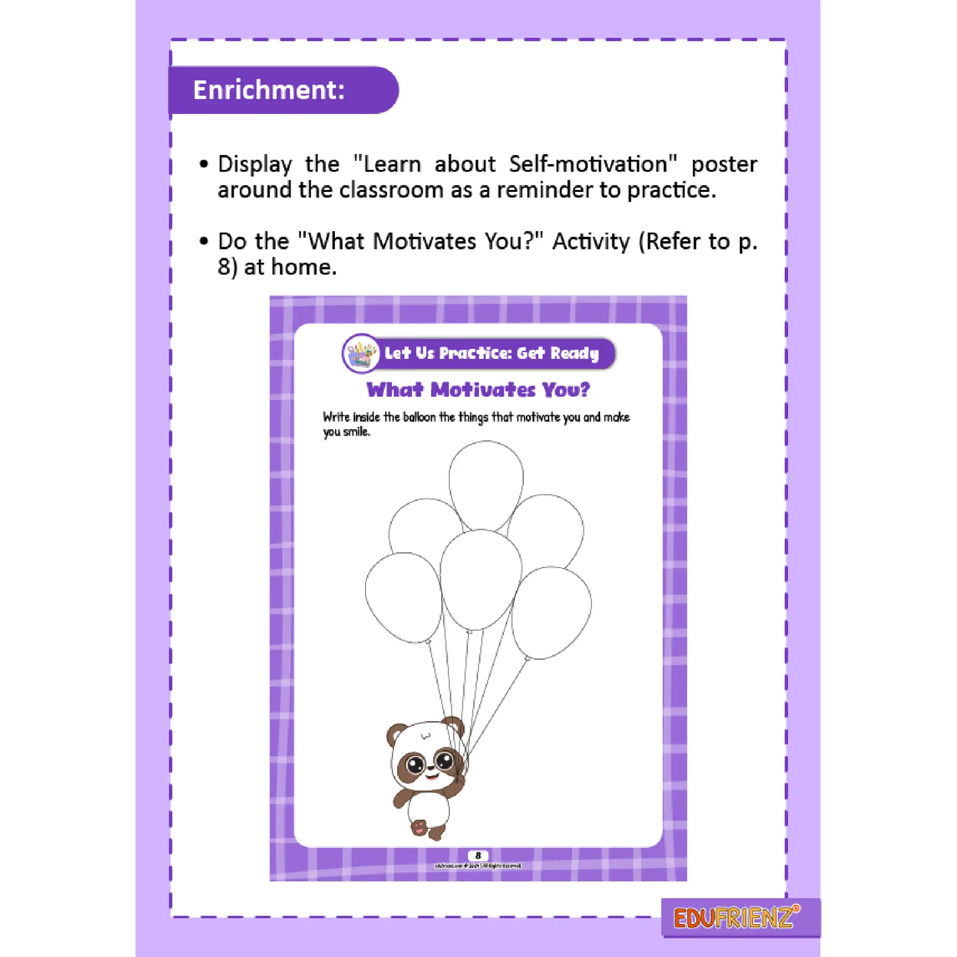 Edufrienz Learn About Self-Motivation Lesson Plan Pack Digital Printable 2 LESSON PLAN SELF MOTIVATION 4