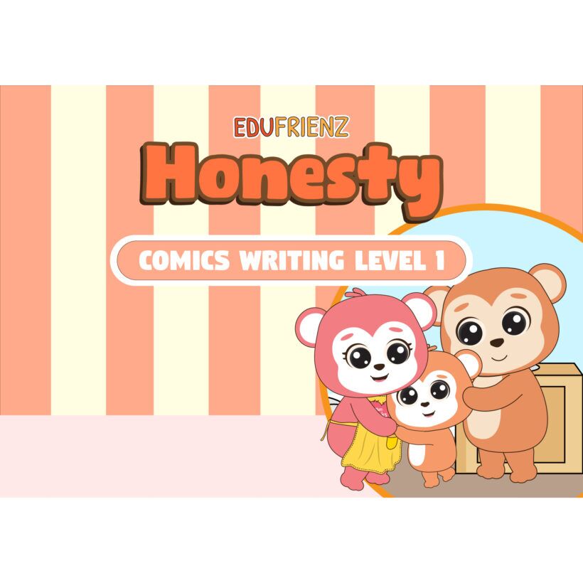 Edufrienz Honesty Comics Writing Level 1 - Digital Printable 1 EDU SPARK COMICS HONESTY 1