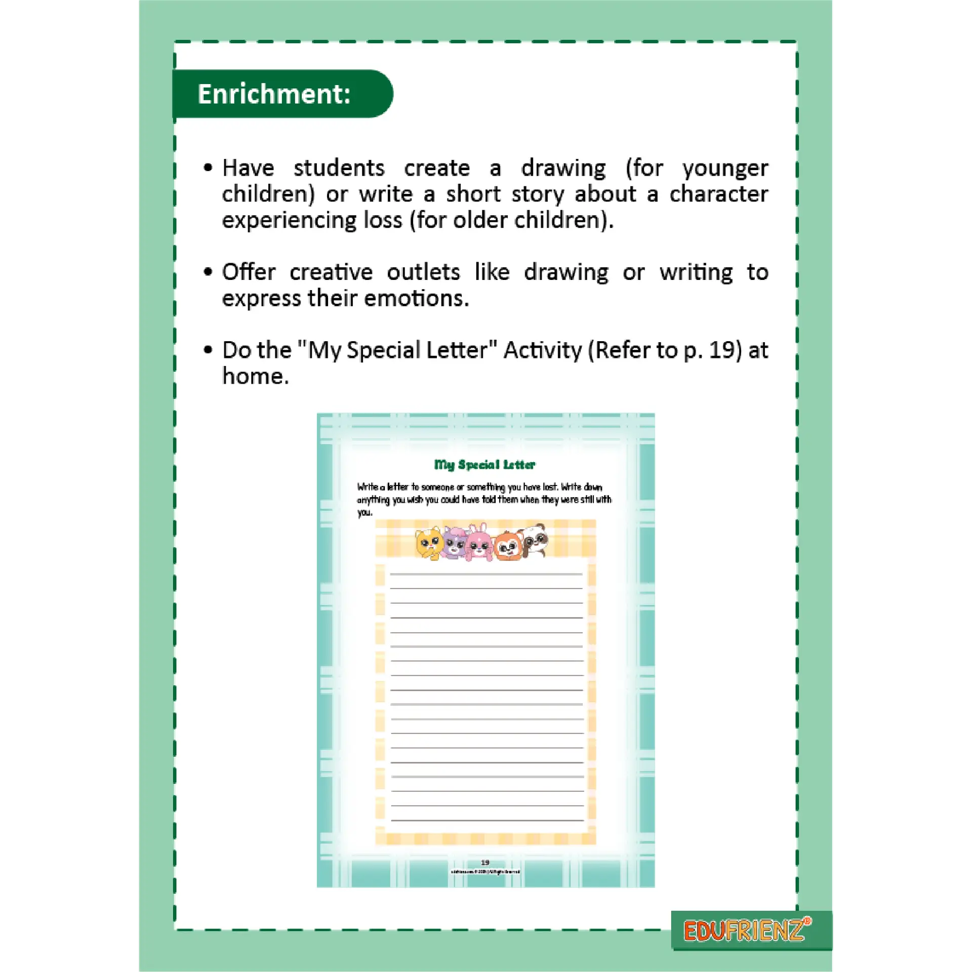 Edufrienz Learn About Grief Lesson Plan Pack – Digital Printable 3 LESSON PLAN A GRIEF 4