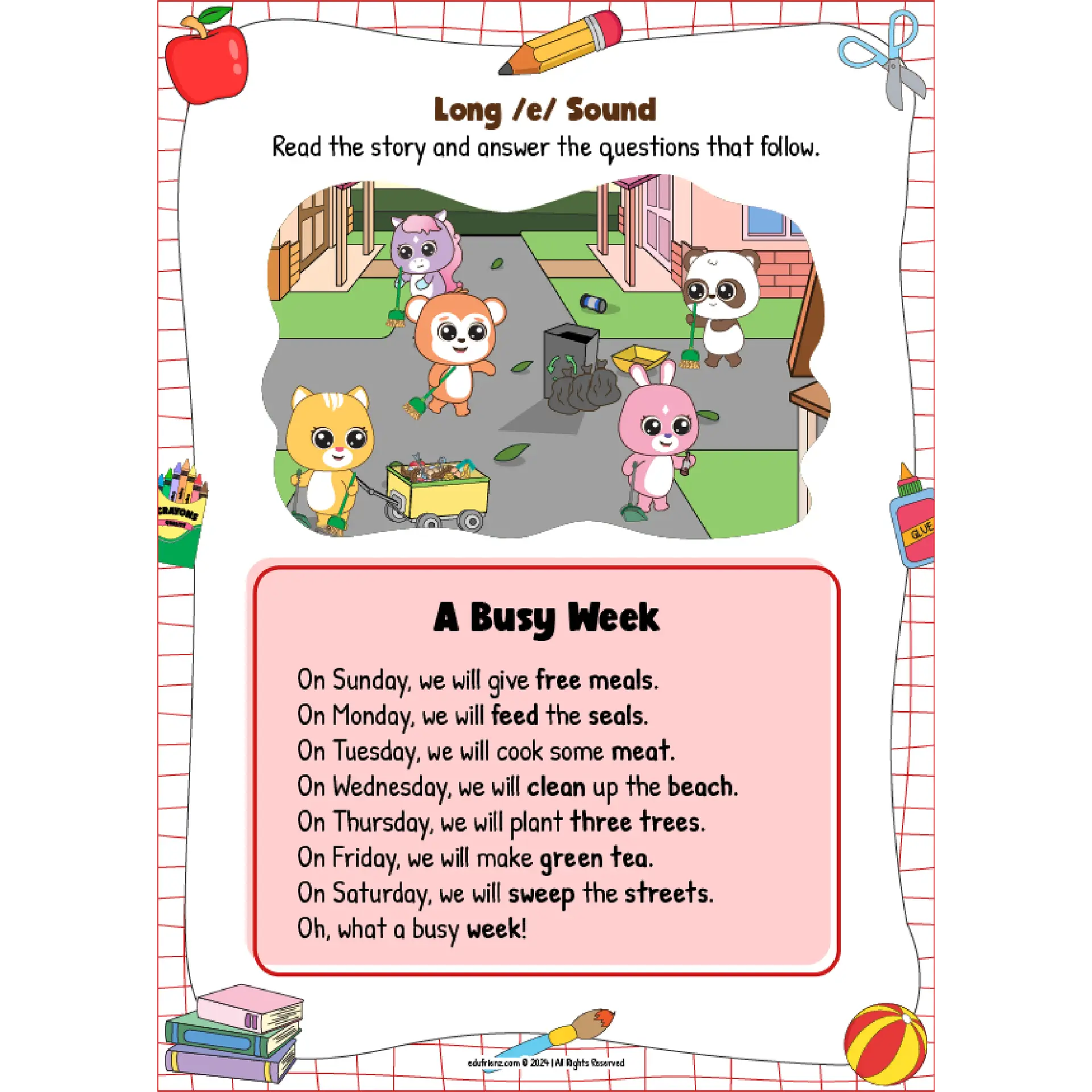 Let’s Learn Long Vowel Sounds Vol. 2 – Digital Printable 4 LONG VOWEL SOUNDS VOL.2 4