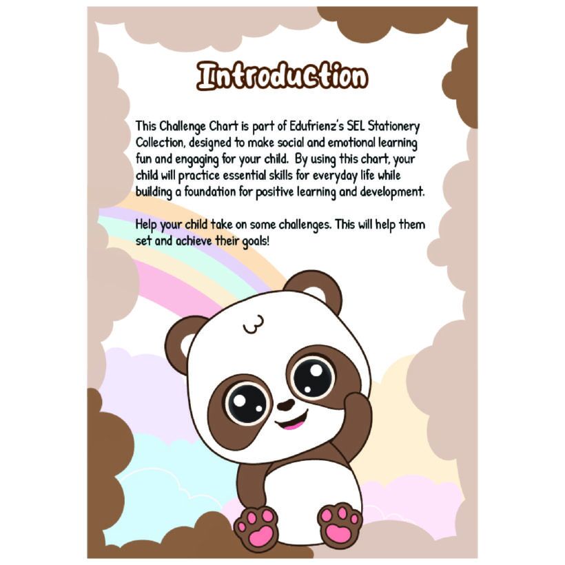 Edufrienz SEL Stationery Challenge Chart - Digital Printable 2 CHALLENGE CHART 2