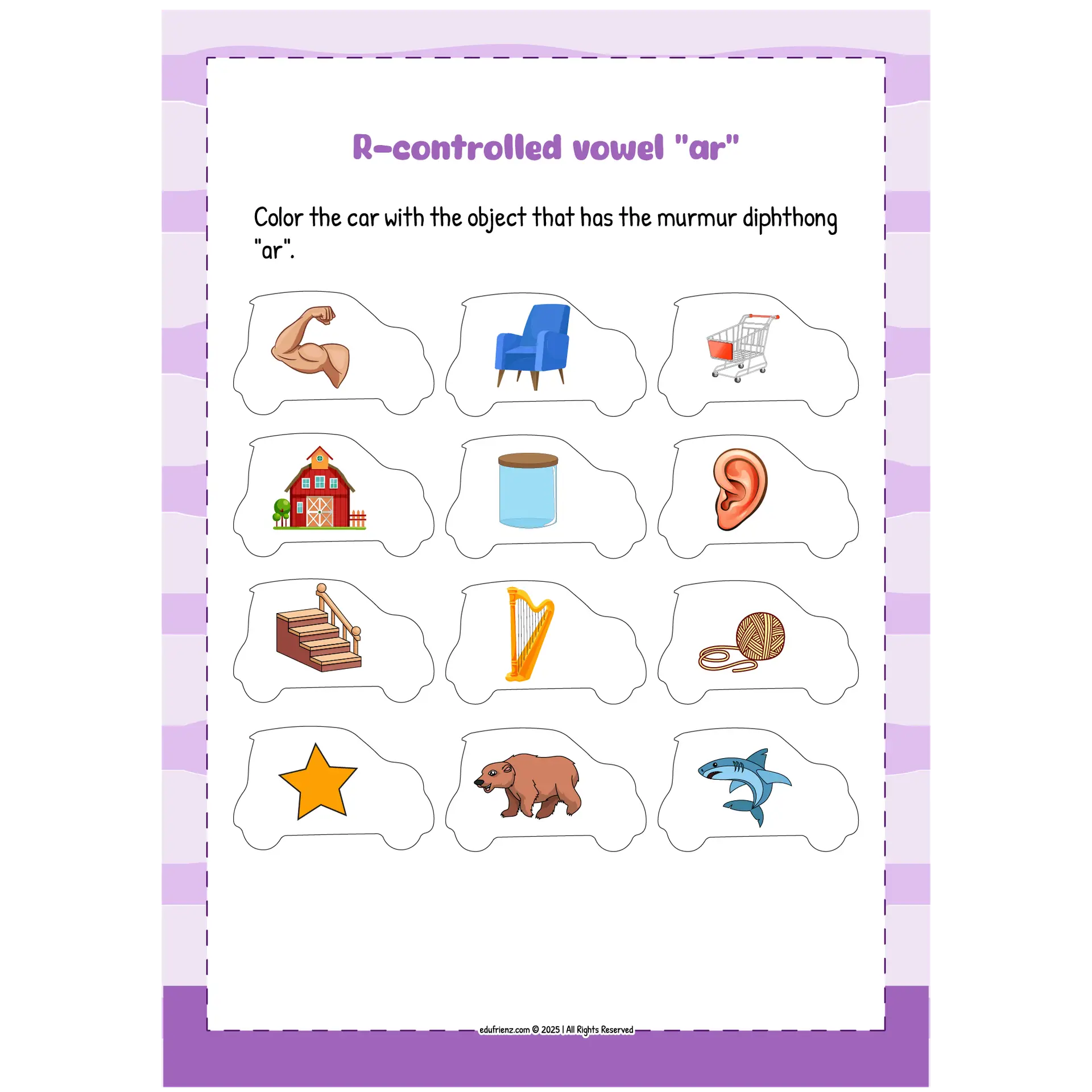 Let’s Learn “R” Controlled Vowels (Murmur Diphthongs) – Digital Printable 2 EDU SCIENCE MURMUR DIPTHONG 2