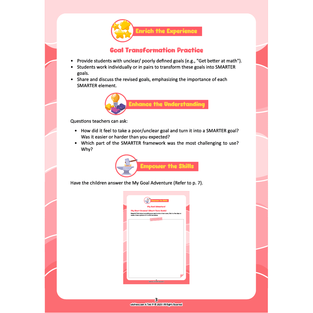 Edufrienz Executive Functions Guide: Strand 3- Goal-Directed Persistence 2 EDU - EF - GUIDE - STRAND 3 - 2