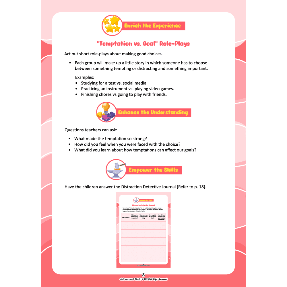 Edufrienz Executive Functions Guide: Strand 3- Goal-Directed Persistence 3 EDU - EF - GUIDE - STRAND 3 - 3