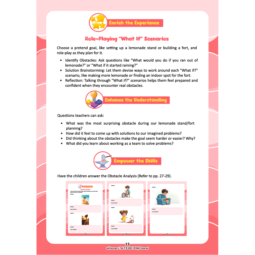 Edufrienz Executive Functions Guide: Strand 3- Goal-Directed Persistence 4 EDU - EF - GUIDE - STRAND 3 - 4