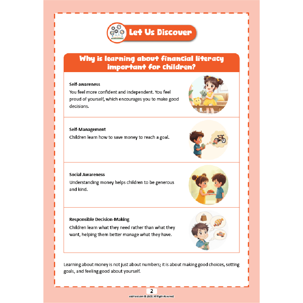 Edufrienz Life Skills Development: Financial Literacy Workbook 2 LIFE SKILLS DEVELOPMENT - FINANCIAL LITERACY_2
