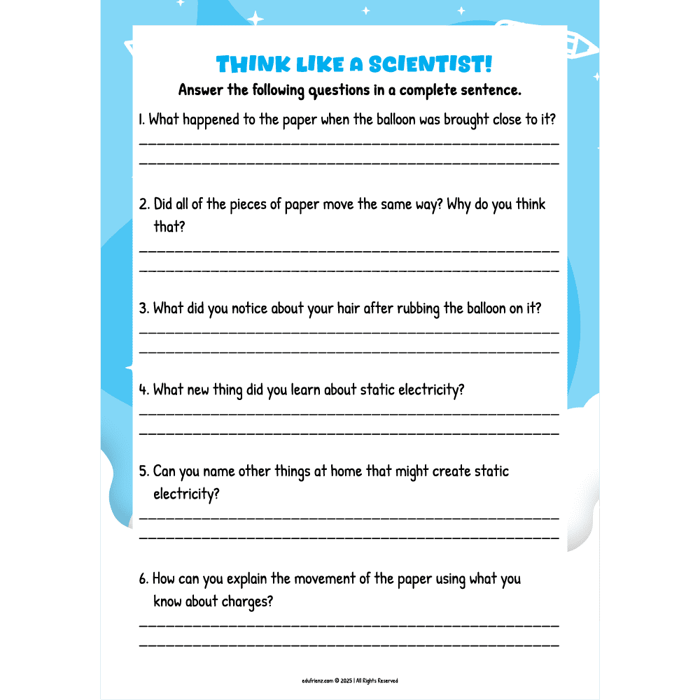 Learning About Electricity for Kids – STEM Printable Pack 3 EDU STEM - learning about electricity - 3