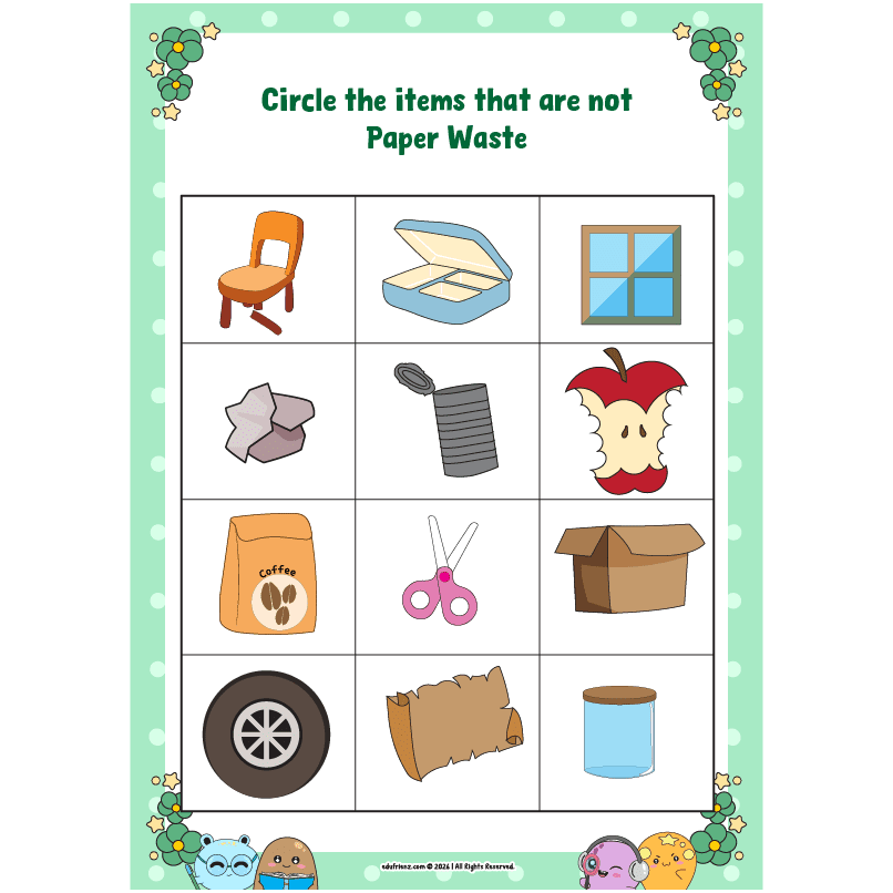 Learn about Paper Waste Recycling – Digital Printable 4 4