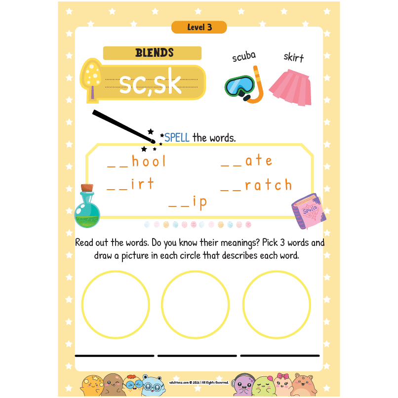 Lets Learn Phonics (Level 3) - Digital Printable 3 3