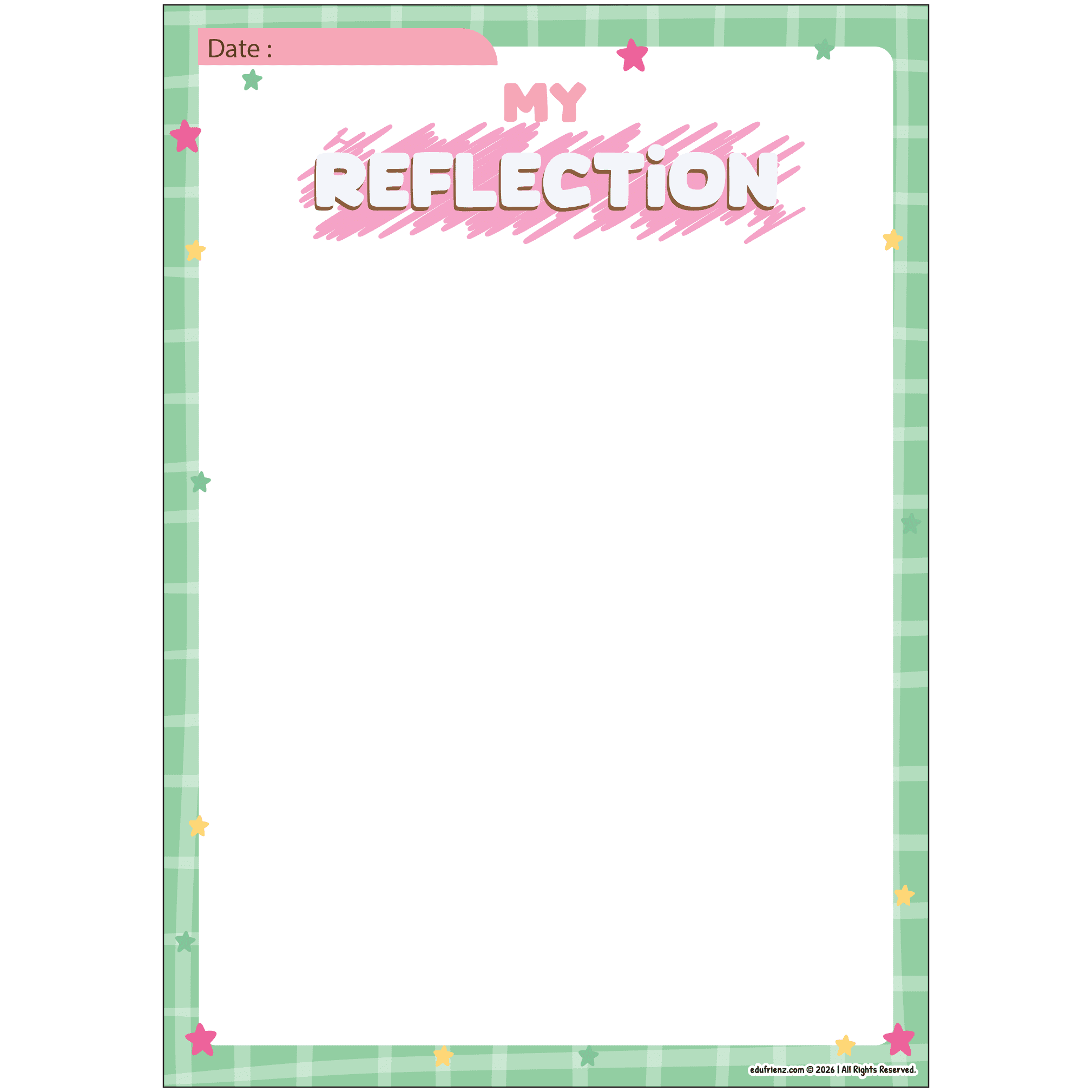 Children Lumi Stationery Worksheets – Diary Book 1 Digital Printable 2 Edu Doodle Diary Book 1 4