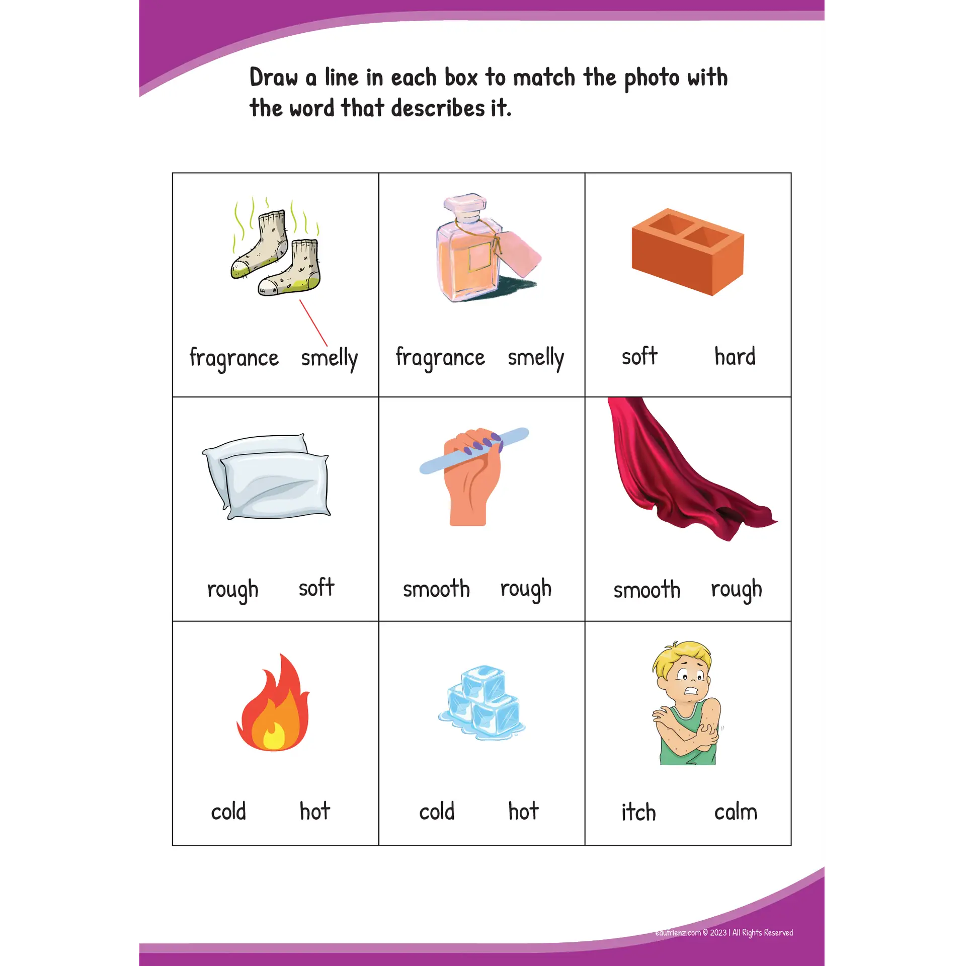 Learning about Sensory Experience Worksheets - Activities Digital Printable 3 Edu Sensory Experience 03