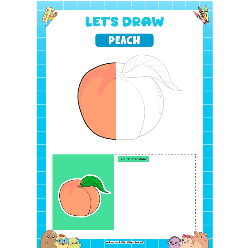 Trace and Drawing Edition: Learn to Draw - FRUITS 4 4