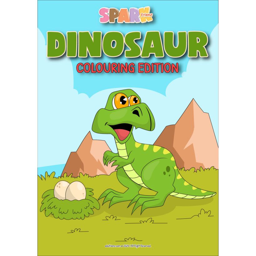 EDU COLORING DINOSAUR THUMBNAIL 1