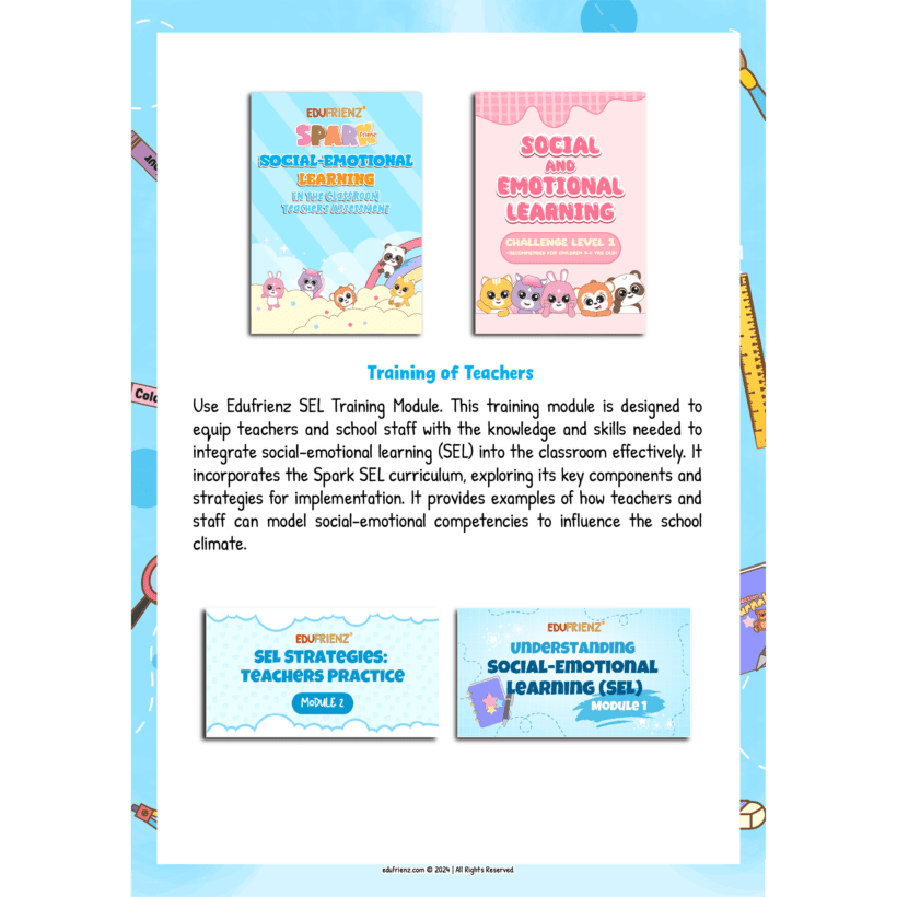 Edufrienz SEL School Guide 7 EDU SPARK SEL SCHOOL GUIDE 7