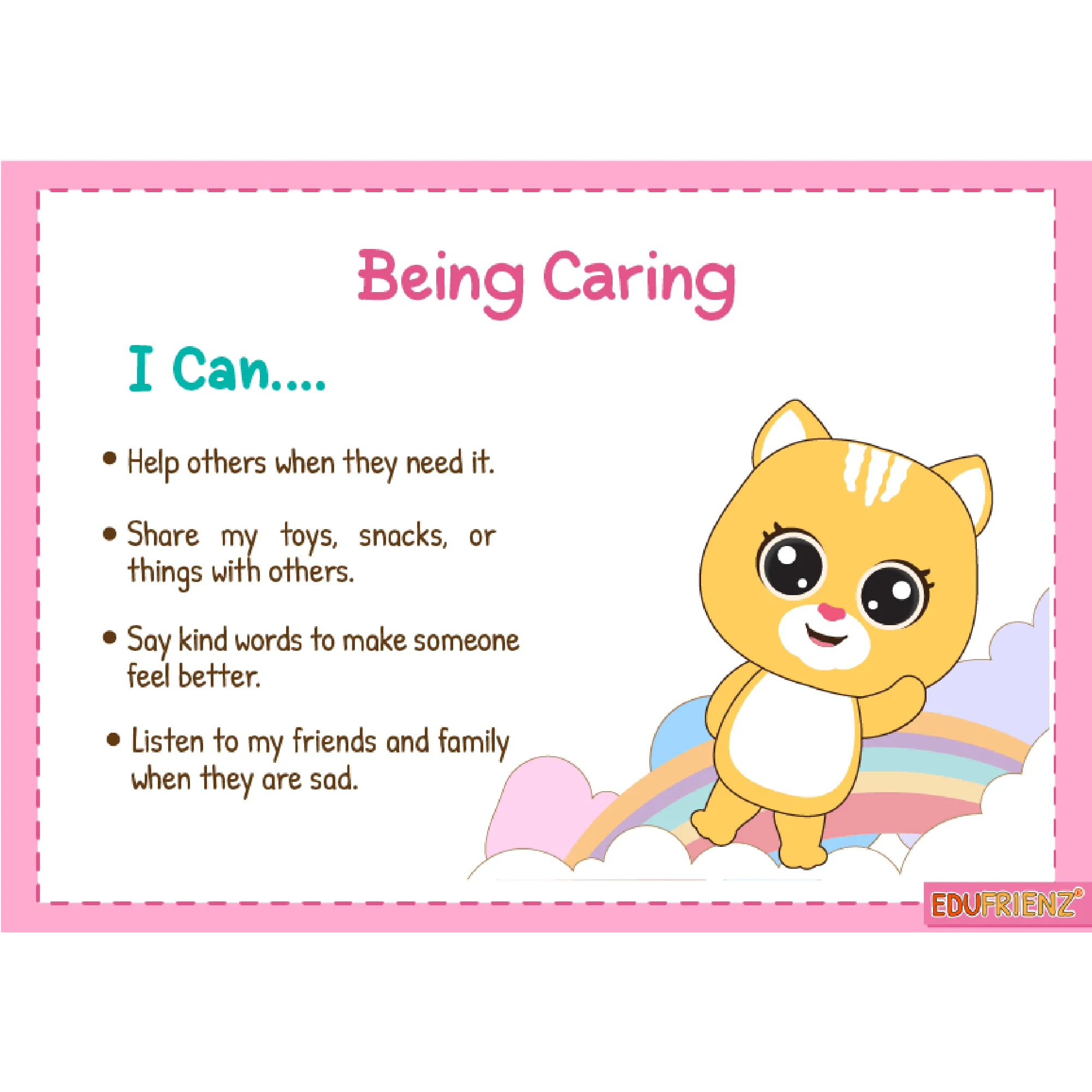 Learn About Being Caring - SEL Lesson Plan Slides 4 LESSON PLAN PRESENTATION - BEING CARING_4